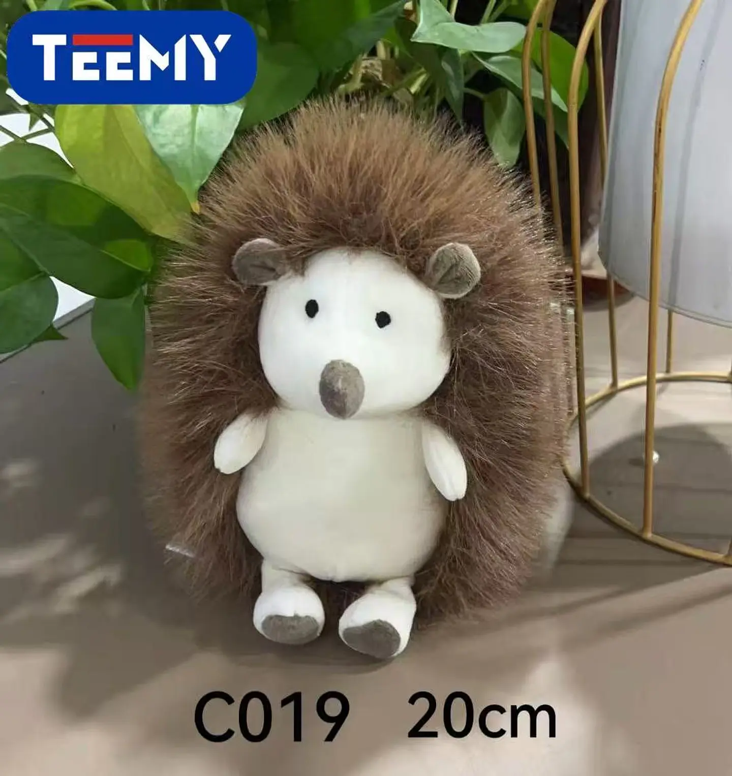 PELUCHE ERIZO 20 CM (C019) ,  3 DEL MISMO POR MAYOR 1