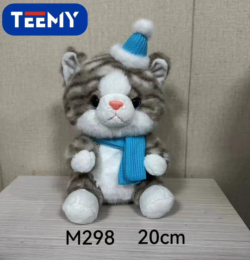 PELUCHE GATO 20 CM, 3 DEL MISMO POR MAYOR (M298) 1