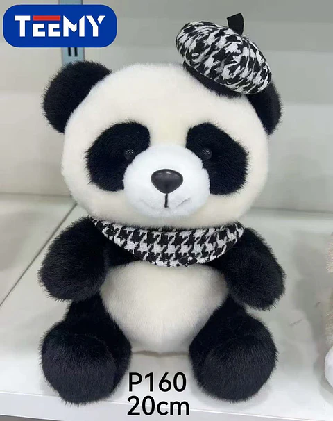PELUCHE PANDA 20CM, 3 DEL MISMO POR MAYOR (P160)