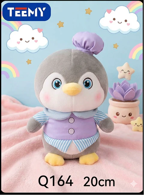 PELUCHE PINGUINO 20 CM, 3 DEL MISMO POR MAYOR (Q164)