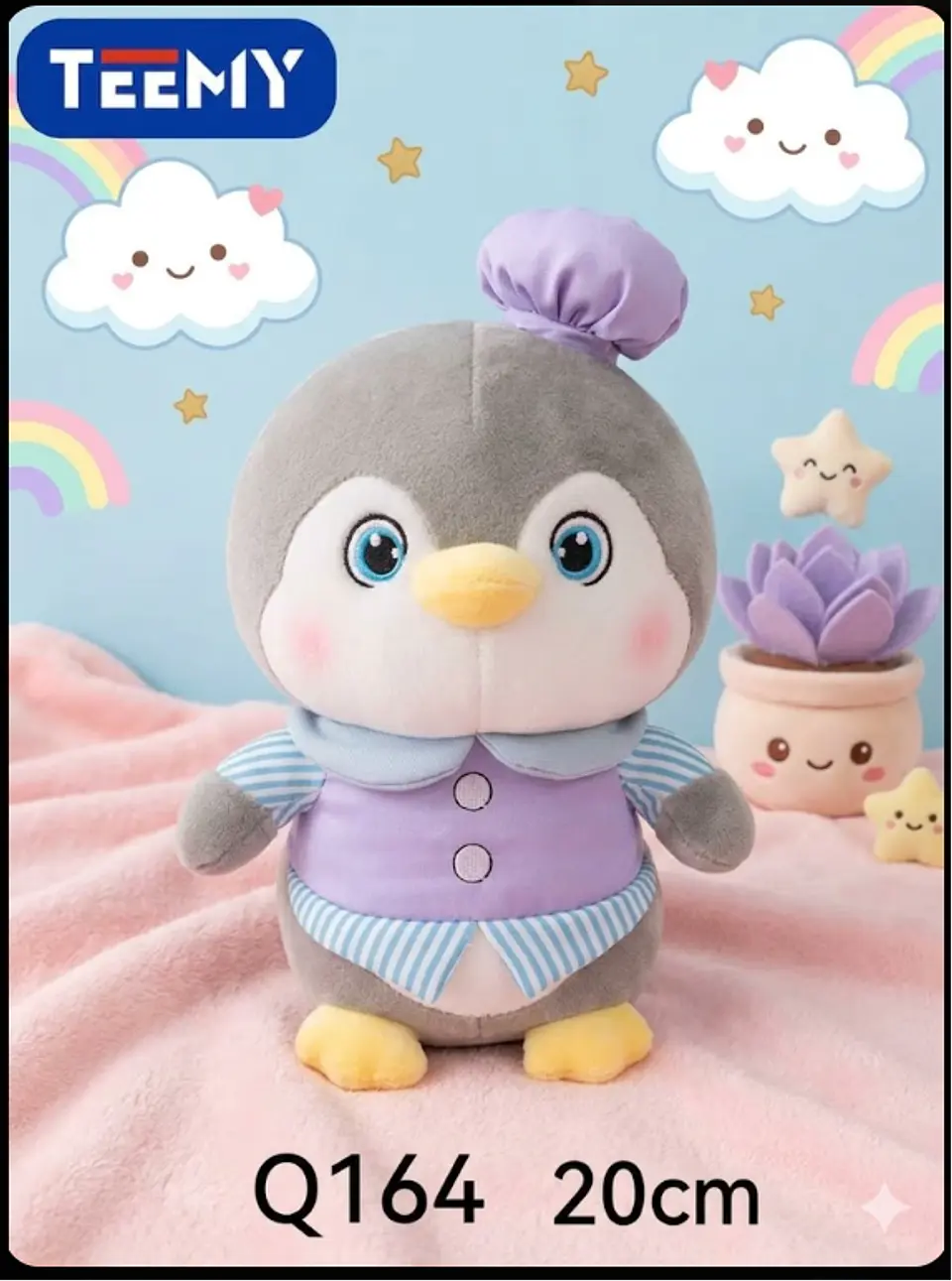 PELUCHE PINGUINO 20 CM, 3 DEL MISMO POR MAYOR (Q164) 1
