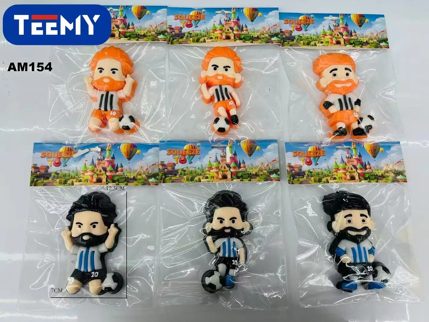 SQUISHY MUNDIAL PAQUETE 12 PIEZAS (AM154) 1