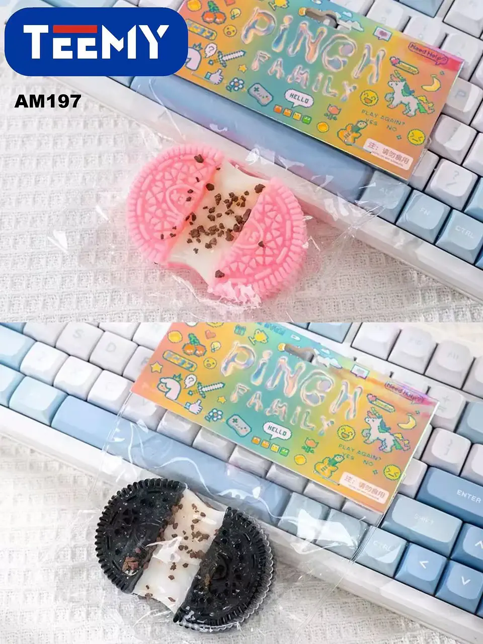 SQUISHY GALLETA PAQUETE 16 PIEZAS (AM197) 1