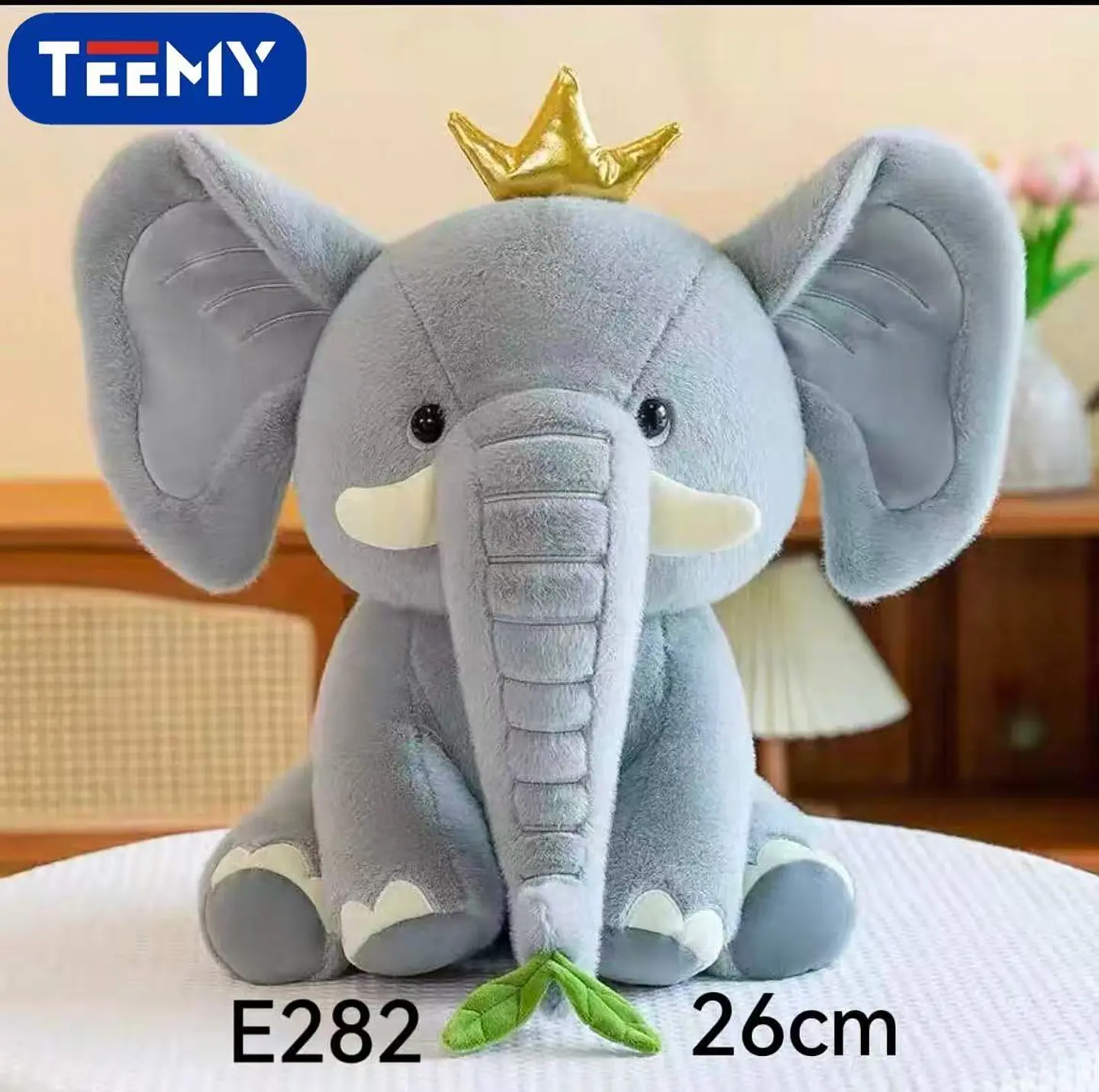 PELUCHE ELEFANTE 26 CM, 3 DEL MISMO POR MAYOR  (E282) 1