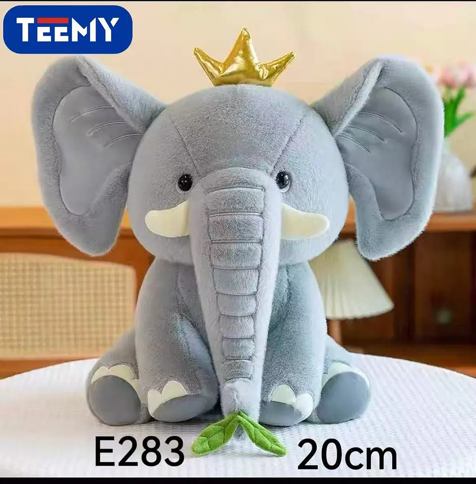 PELUCHE ELEFANTE 20 CM, 3 DEL MISMO POR MAYOR  (E283) 1