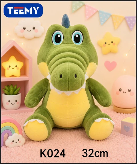 PELUCHE COCODRILO 32 CM, 3 DEL MISMO POR MAYOR  (K024)