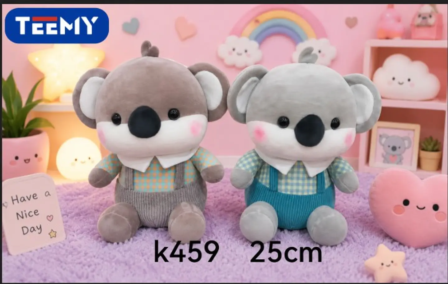 PELUCHE KOALA 25 CM, 3 DEL MISMO POR MAYOR  (K459) 1