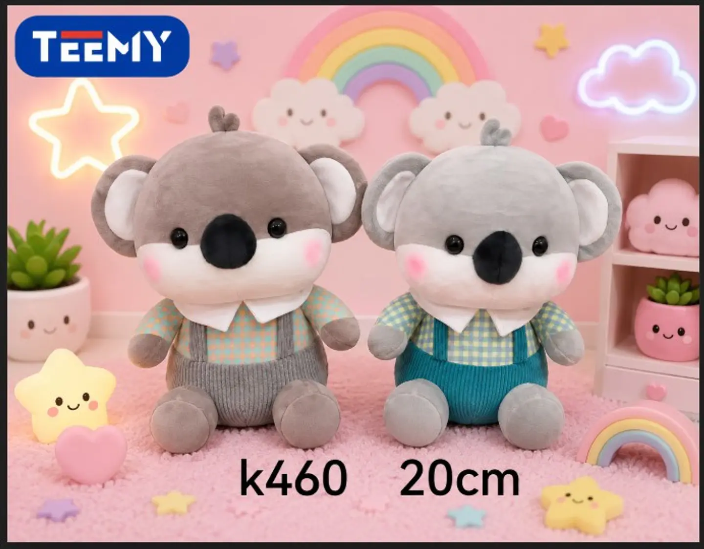 PELUCHE KOALA 20CM, 3 DEL MISMO POR MAYOR  (K460) 1