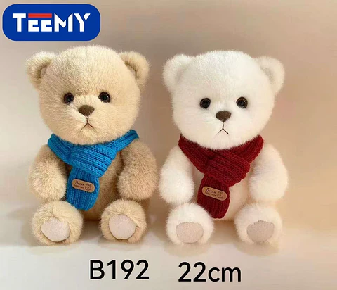 PELUCHE OSO 22 CM, 3 DEL MISMO POR MAYOR  (B192)