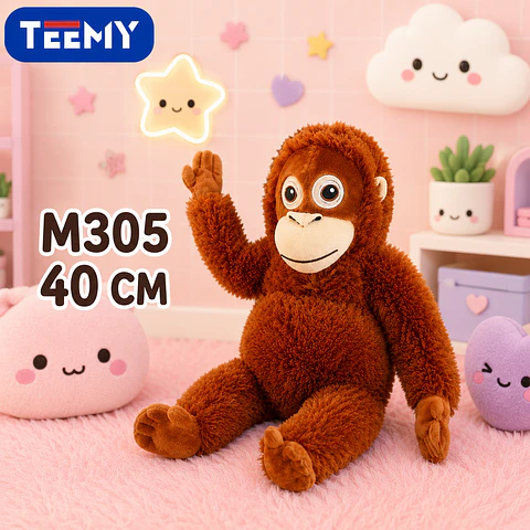 PELUCHE MONO PUNCH 40 CM , 3 DEL MISMO POR MAYOR (M305)