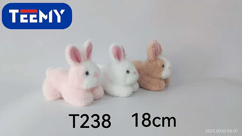 PELUCHE CONEJO 18 CM, 3 DEL MISMO POR MAYOR  (T238)