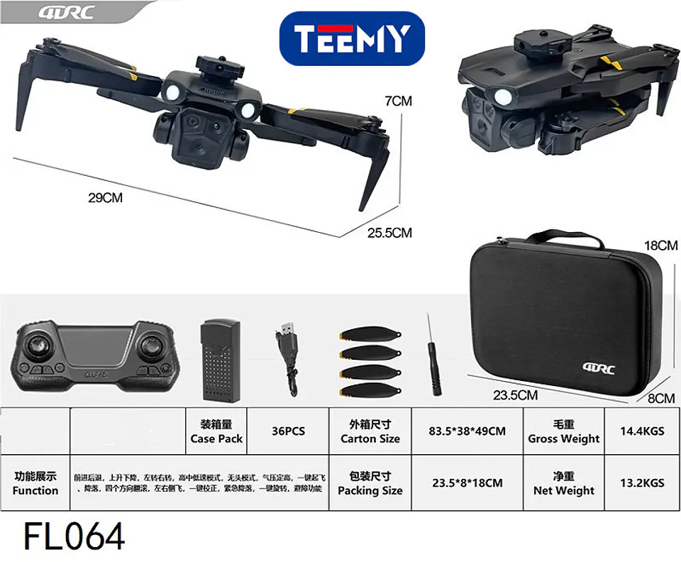 DRON , 3 DEL MISMO POR MAYOR  (FL064) 1