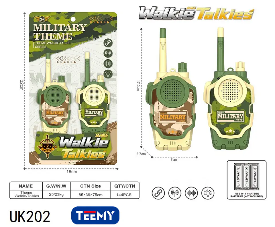 WALKIE TALKIE, 3 DEL MISMO POR MAYOR  (UK202) 1