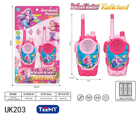 WALKIE TALKIE, 3 DEL MISMO POR MAYOR  (UK203)