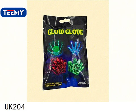 GUANTE FLUORESCENTE PAQUETE 12 PIEZAS  (UK204)