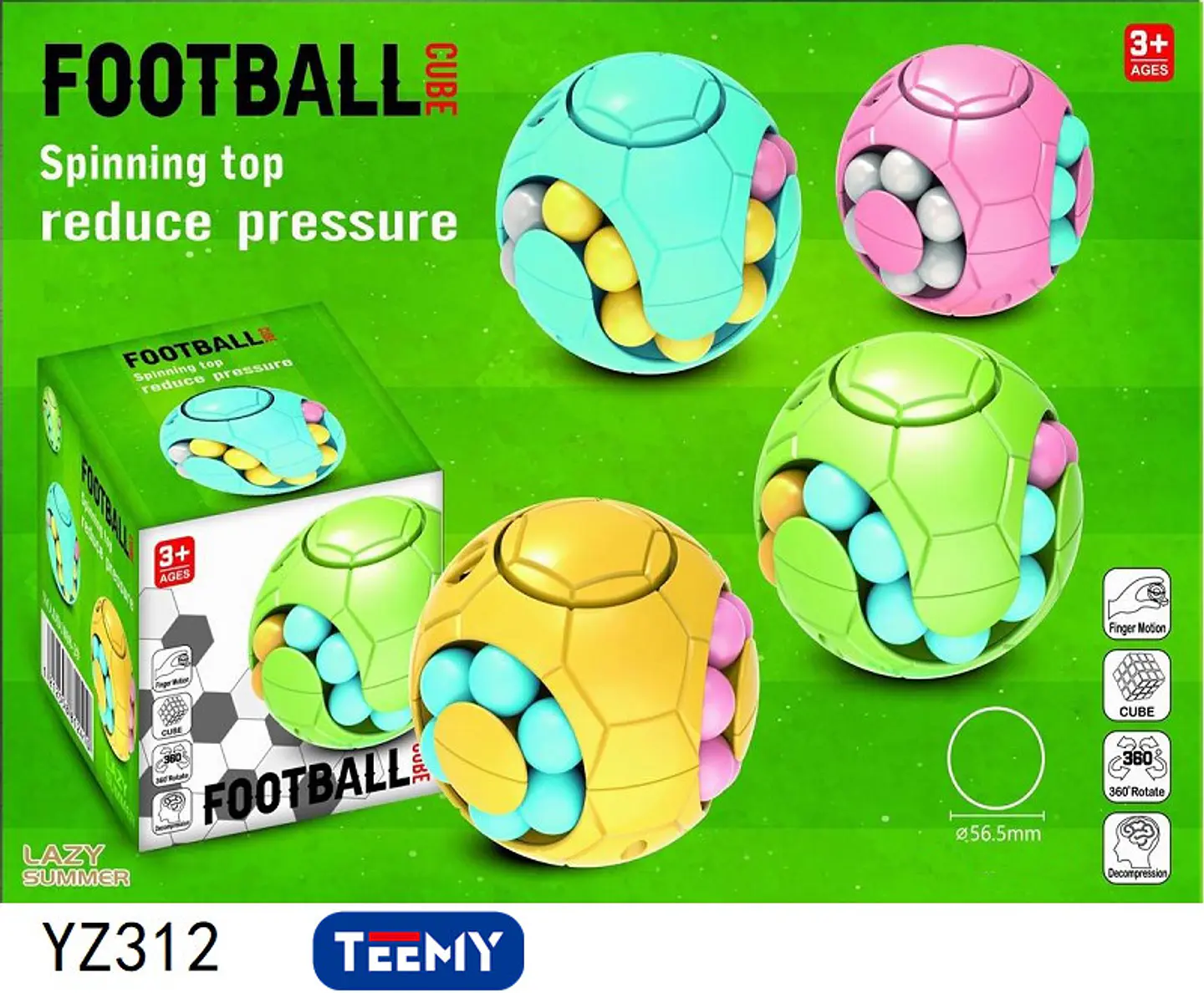 PELOTA SENSORIAL PAQUETE 12 PIEZAS (YZ312) 1