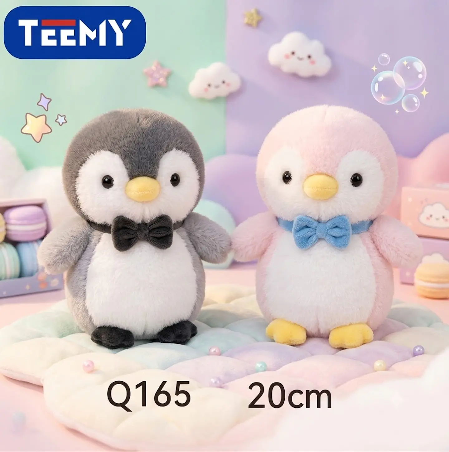 PELUCHE PINGUINO 20 CM, 3 DEL MISMO POR MAYOR (Q165) 1
