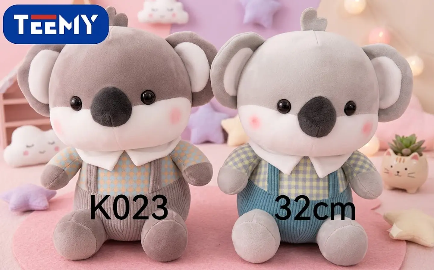 PELUCHE KOALA 32 CM, 3 DEL MISMO POR MAYOR 1