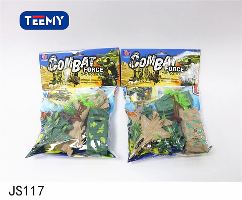 SOLDADITOS CON ACCESORIOS, 3 DEL MISMO POR MAYOR  (JS117)