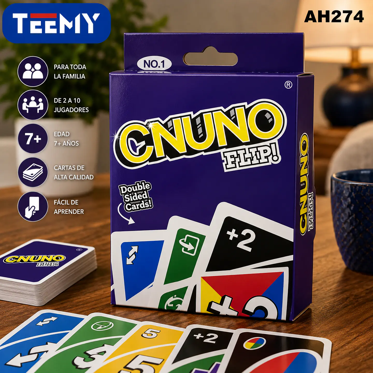JUEGO MESA FAMILIAR PAQUETE 12 PIEZAS (AH274) 1