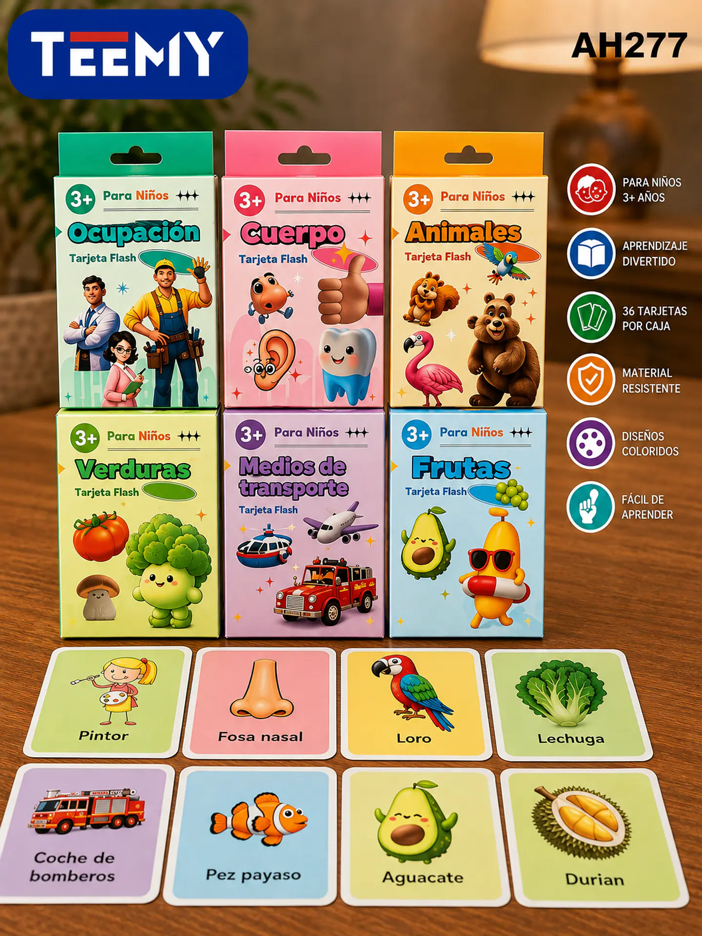 CARTAS EDUCATIVAS PAQUETE 12 PIEZAS (AH277) 1