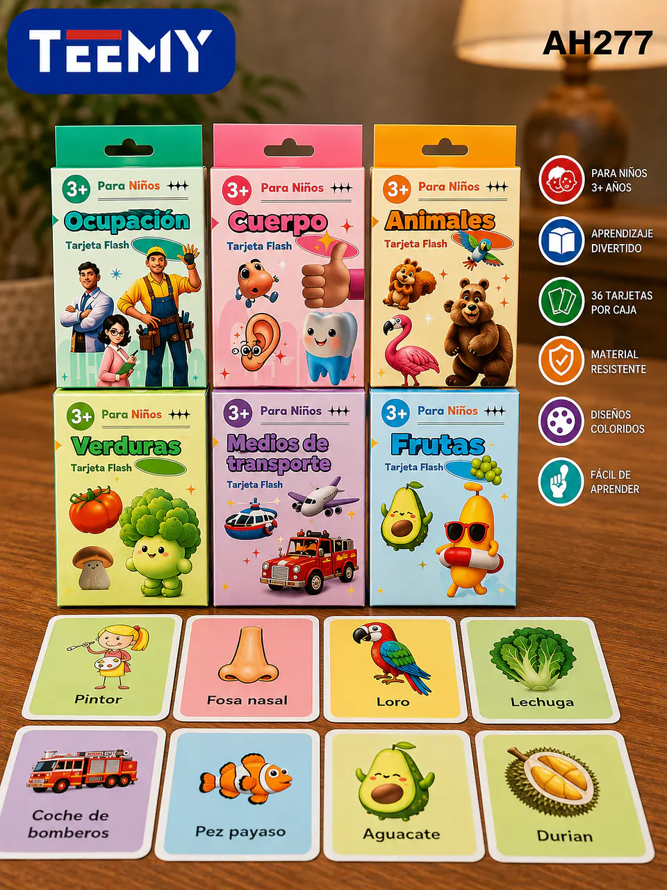 CARTAS EDUCATIVAS PAQUETE 12 PIEZAS (AH277) 1