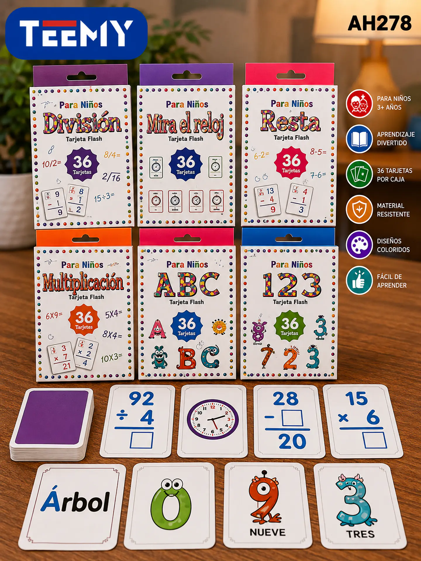 CARTAS EDUCATIVAS PAQUETE 12 PIEZAS (AH278) 1