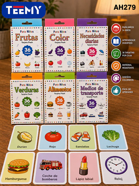 CARTAS EDUCATIVAS PAQUETE 12 PIEZAS (AH279)