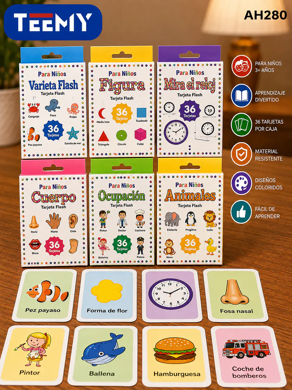 CARTAS EDUCATIVAS PAQUETE 12 PIEZAS (AH280) 1