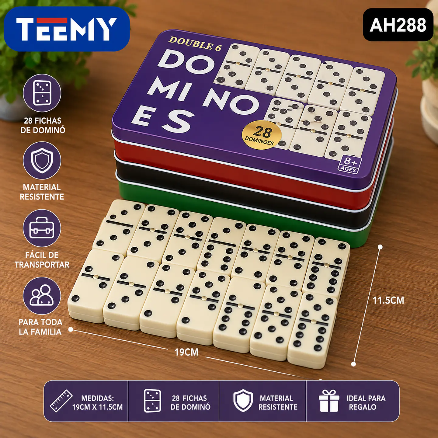 DOMINO , 3 DEL MISMO POR MAYOR  (AH288) 1