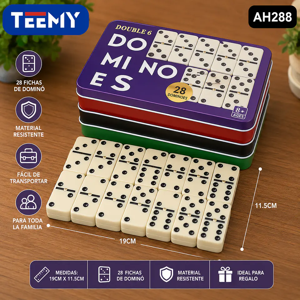 DOMINO , 3 DEL MISMO POR MAYOR  (AH288) 1