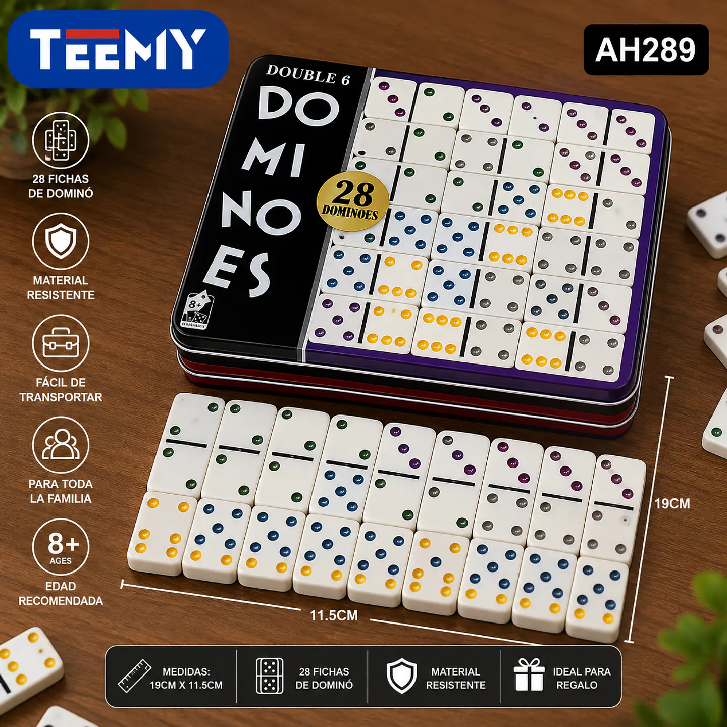DOMINO , 3 DEL MISMO POR MAYOR  (AH289) 1