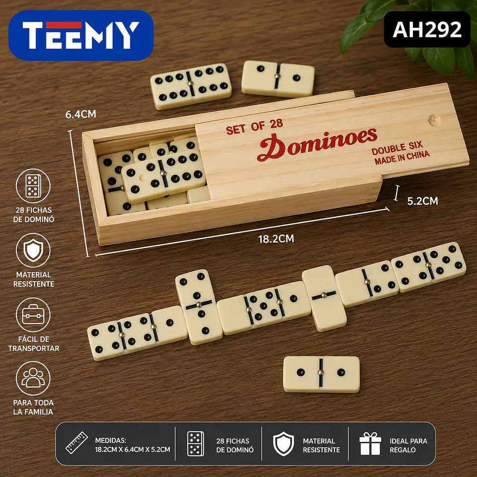 DOMINO , 3 DEL MISMO POR MAYOR  (AH292) 1