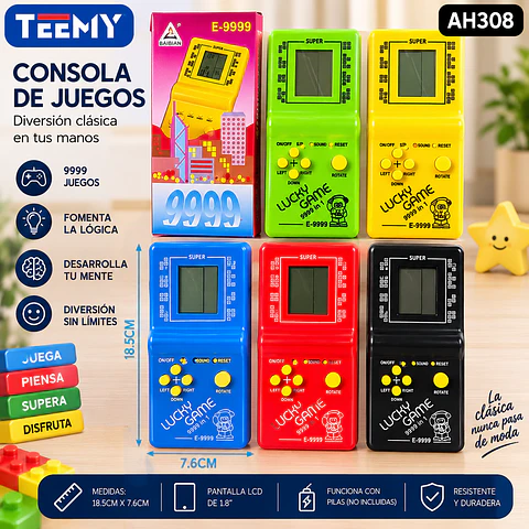 CONSOLA 999 EN 1 , 3 DEL MISMO POR MAYOR  (AH308)
