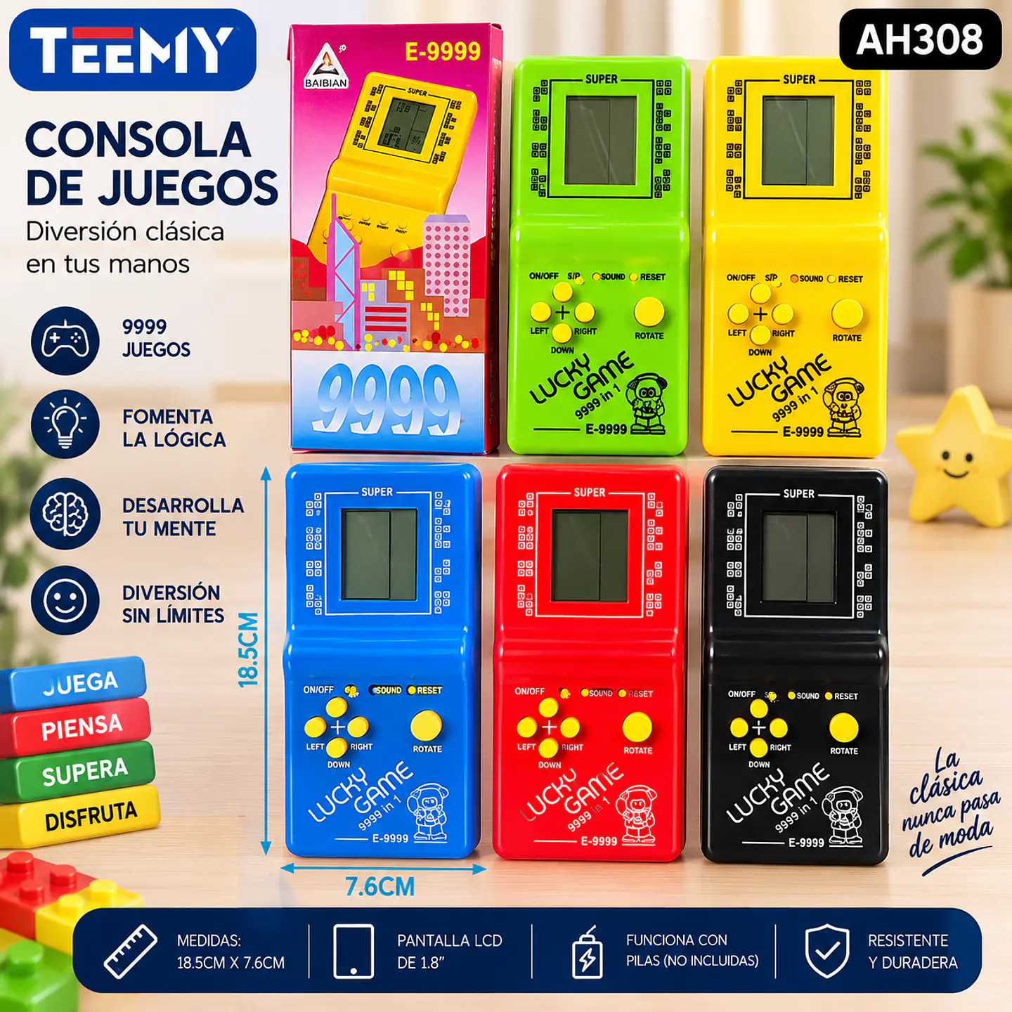 CONSOLA 999 EN 1 , 3 DEL MISMO POR MAYOR  (AH308) 1