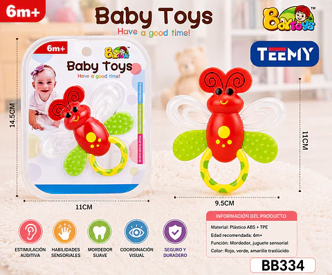 MORDEDORES PARA NIÑOS , 3 DEL MISMO POR MAYOR  (BB334)