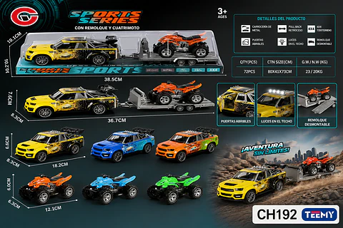 SET DE CARROS,  3 DEL MISMO POR MAYOR  (CH192)
