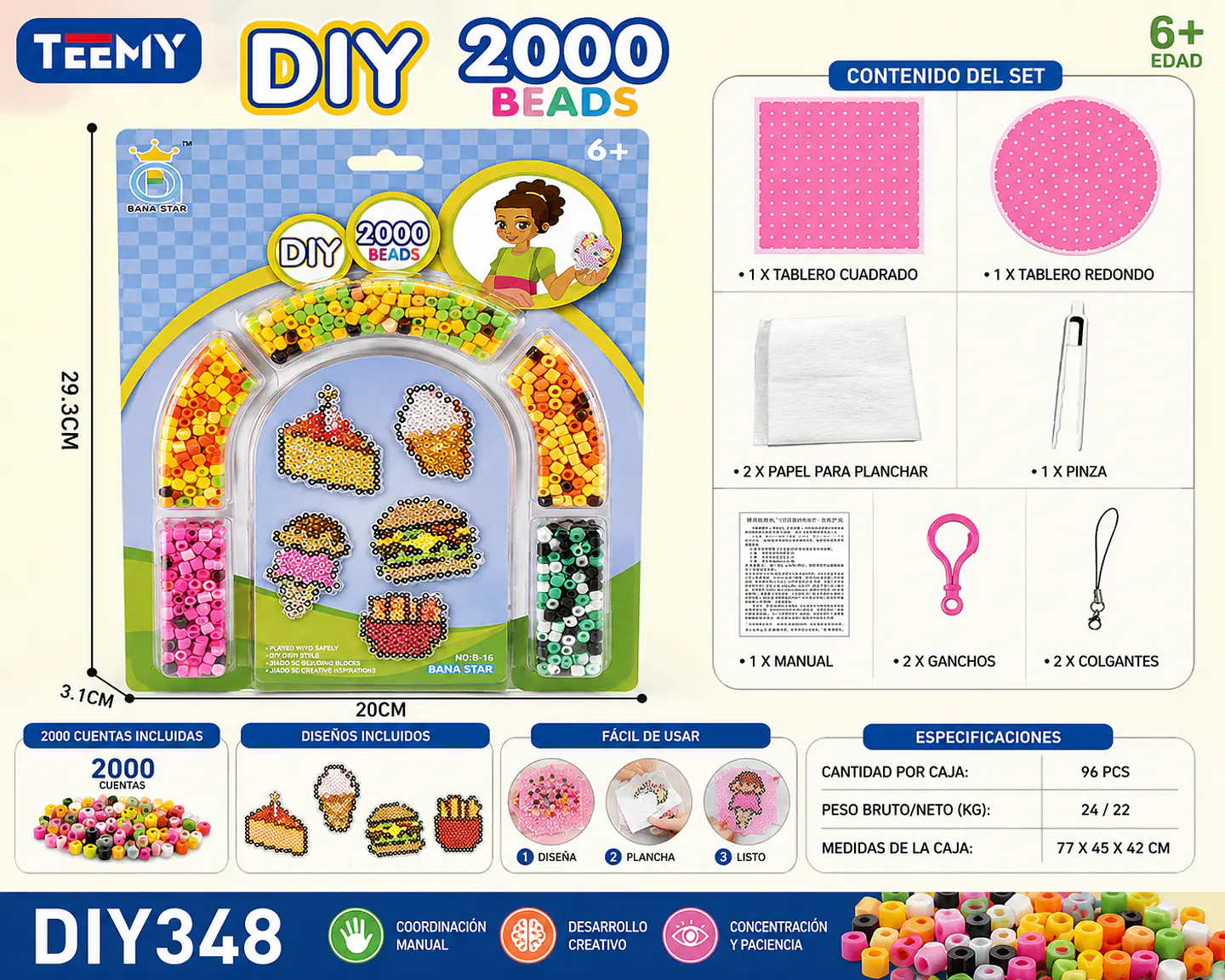 PINTURA DIAMANTE CON DISEÑOS, 3 DEL MISMO POR MAYOR (DIY348) 1