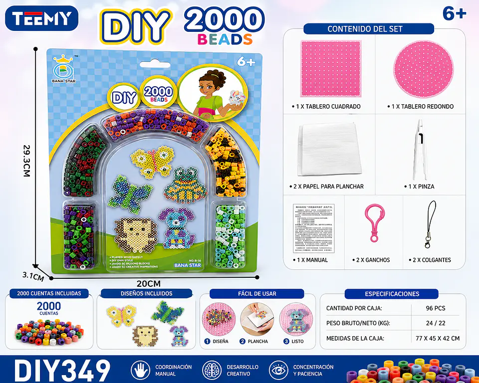PINTURA DIAMANTE CON DISEÑOS, 3 DEL MISMO POR MAYOR (DIY349) 1