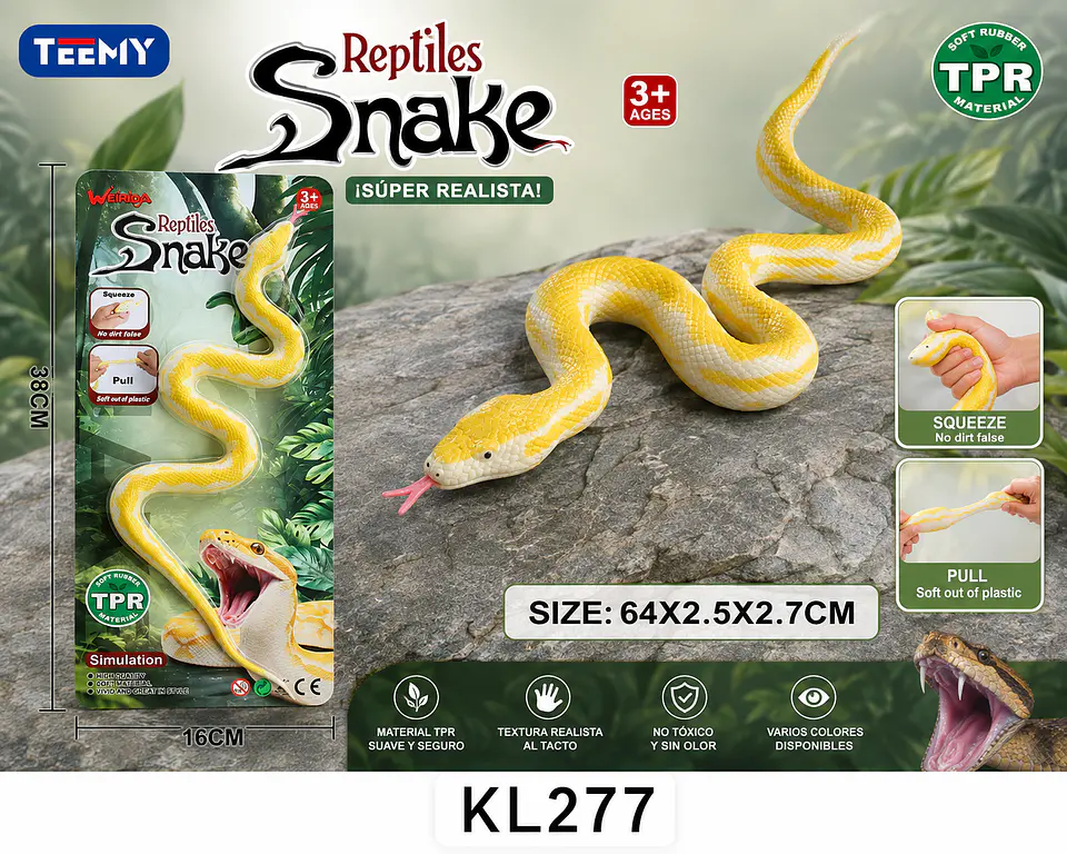 SERPIENTE, 3 DEL MISMO POR MAYOR (KL277) 1