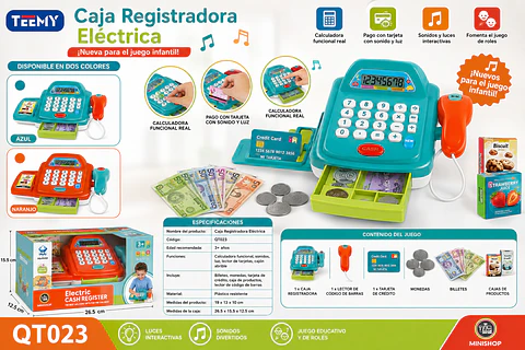 CAJA REGISTRADORA, 3 DEL MISMO POR MAYOR (QT023)