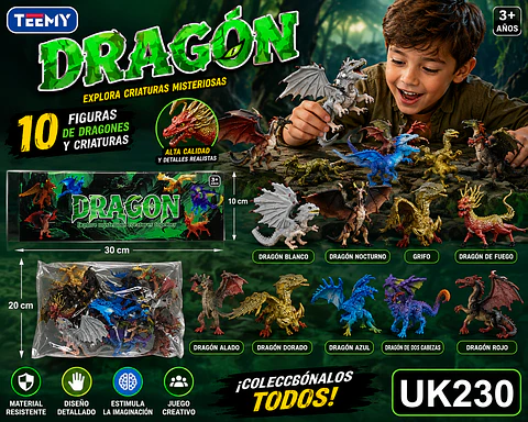 FIGURAS DE MONSTRUOS, 3 DEL MISMO POR MAYOR (UK229)