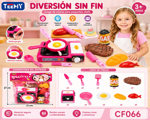 JUGUETE COCINA,  3 DEL MISMO POR MAYOR  (CF066)