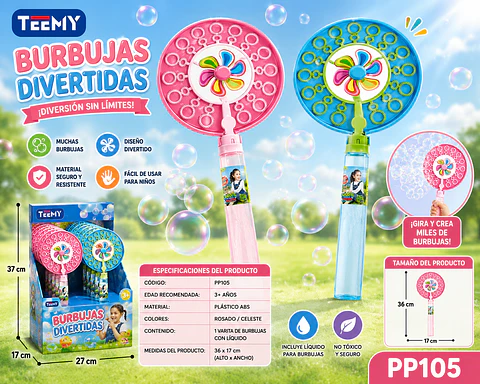 MOLINO DE BURBUJAS , 3 DEL MISMO POR MAYOR  (PP105)