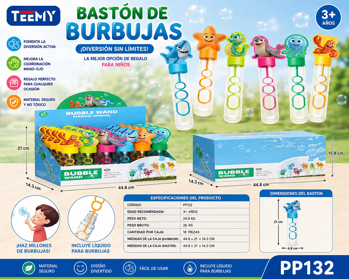 SET BURBUJAS DINOSAURIOS PAQUETE 24 PIEZAS (PP132) 1
