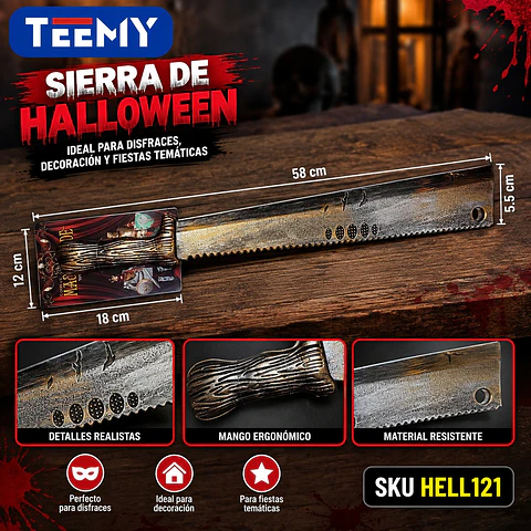 ACCESORIO DISFRAZ HALLOWEEN MACHETE , 3 DEL MISMO POR MAYOR  (HELL121)