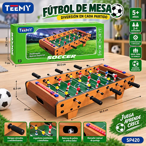 MESA TACA TACA, 3 DEL MISMO POR MAYOR (SP420)