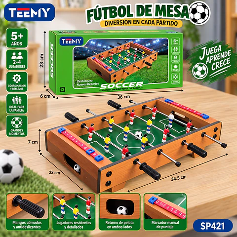 MESA TACA TACA, 3 DEL MISMO POR MAYOR (SP421)