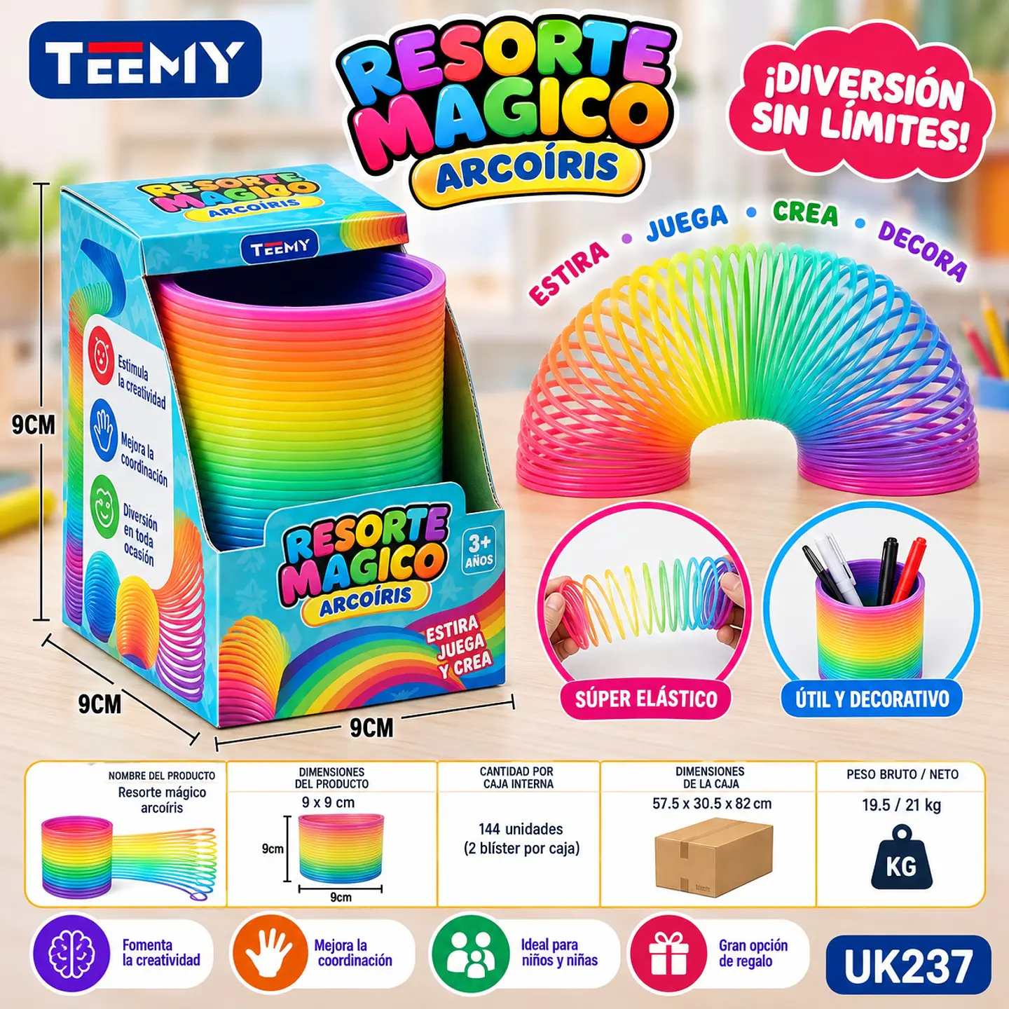 RESORTES, 3 DEL MISMO POR MAYOR (UK237) 1