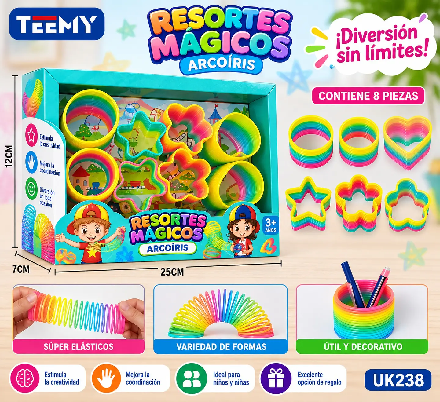 RESORTES, 3 DEL MISMO POR MAYOR (UK238) 1